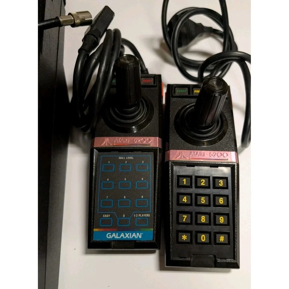 Atari 5200 4 Port Console With All Conections Included 2 Controllers Read Discrp - Picture 5 of 8